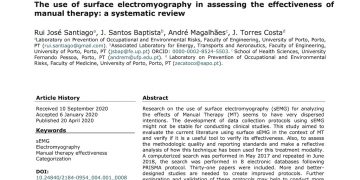 The use of surface electromyography in assessing the effectiveness of manual therapy: a systematic review